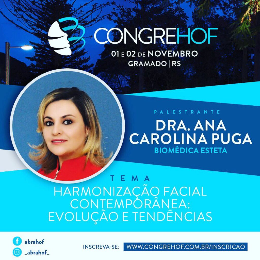 Dra. Ana Carolina Puga é palestrante confirmada no Congrehof